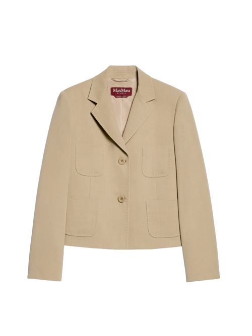 Max Mara Studio Cacao jacket Max Mara | 2426046121600.002